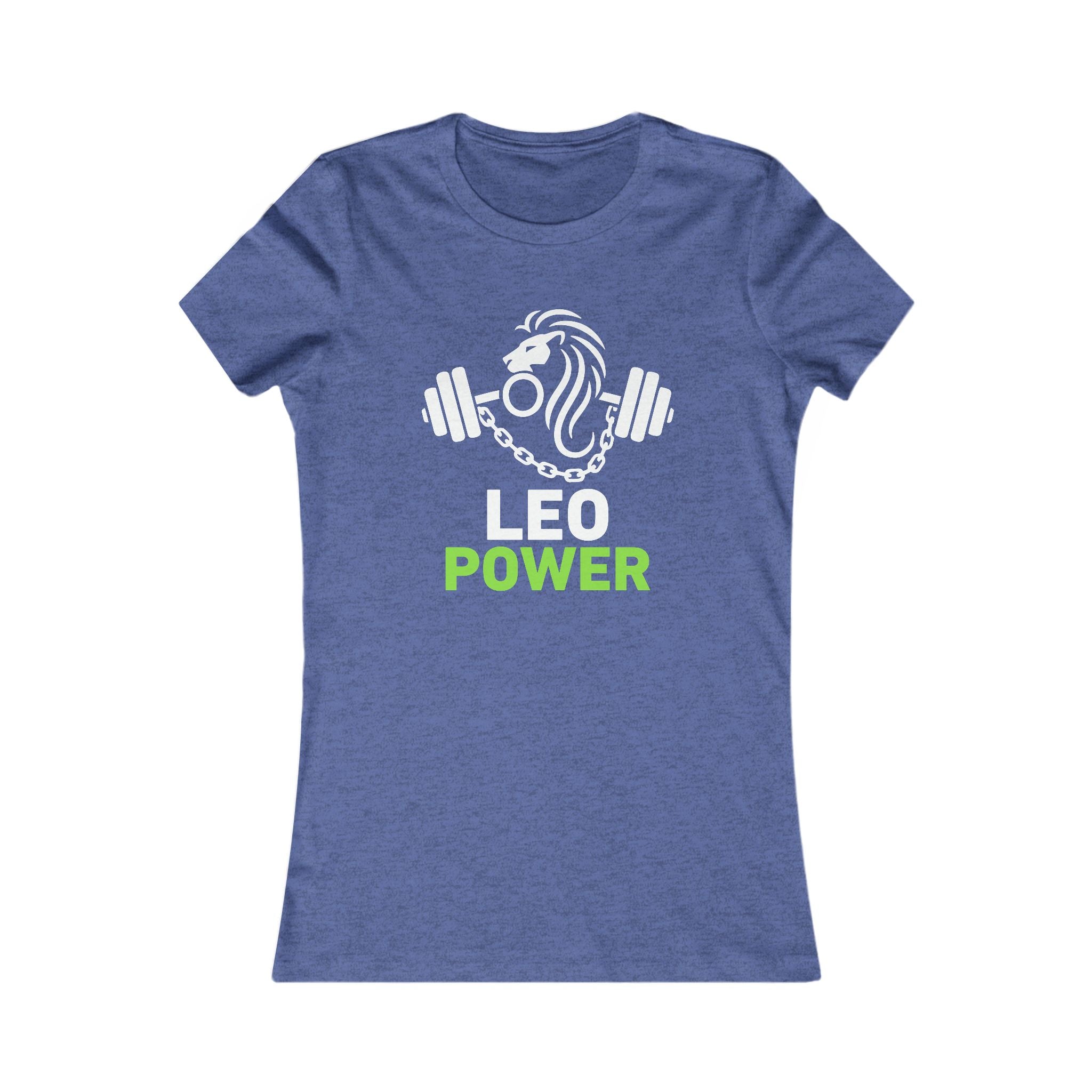 Leo Power Women's Tee — Zodiac Lion Fitness Graphic Shirt