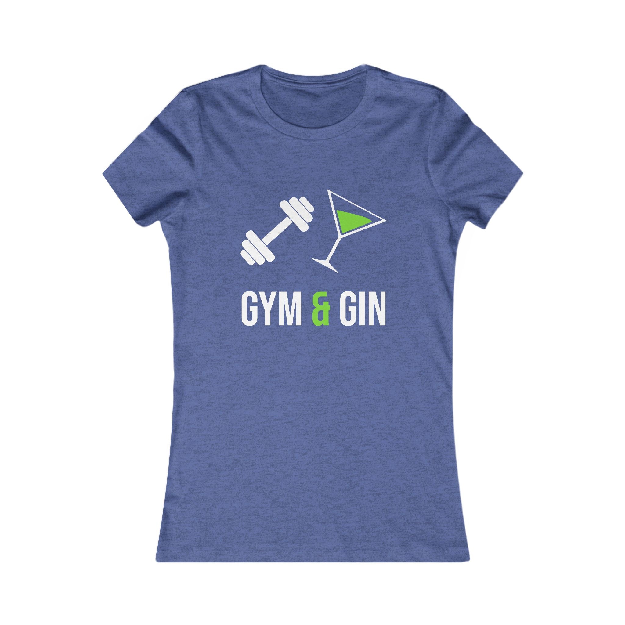 Gym & Gin Women's Tee — Funny Fitness Cocktail Shirt