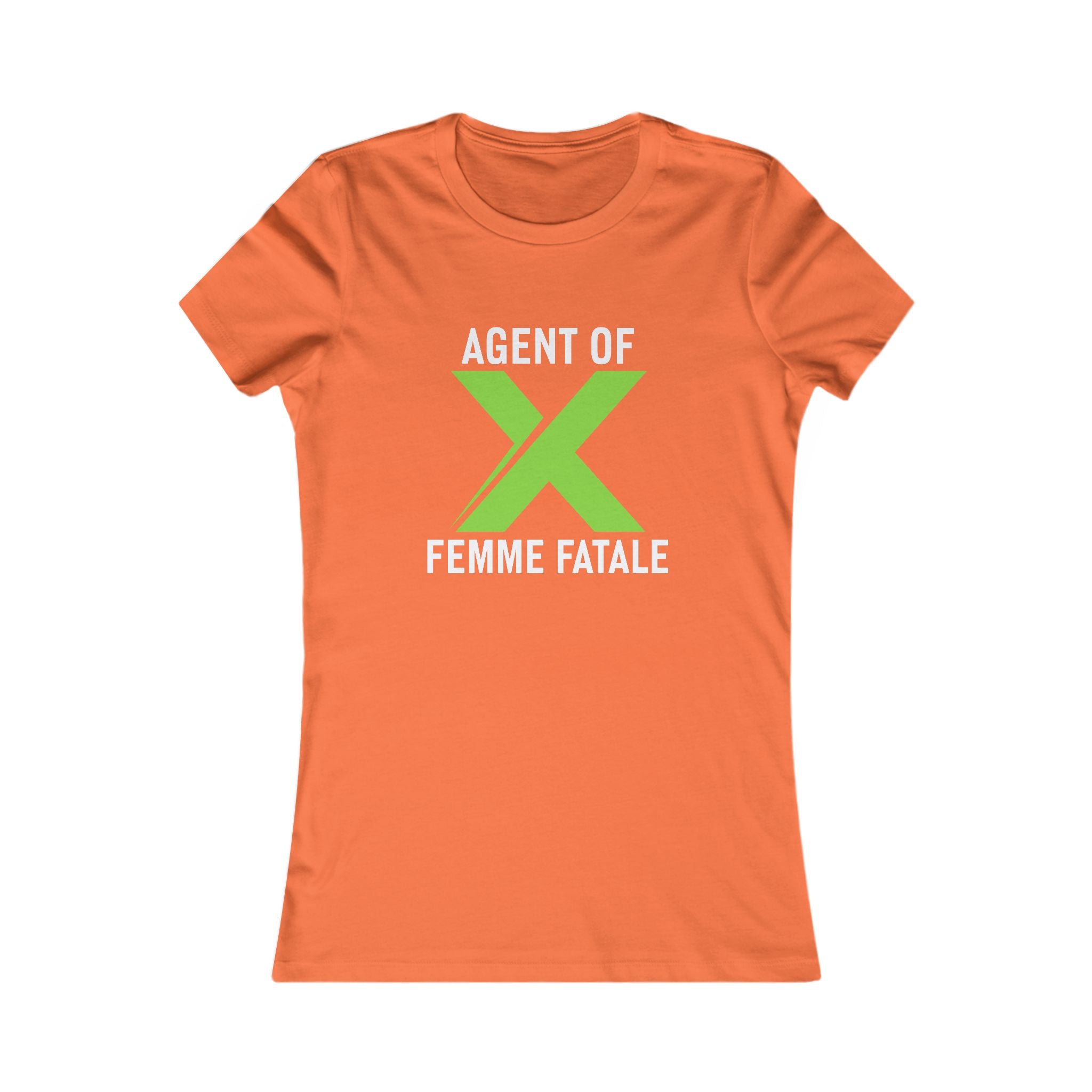 Agent of X Femme Fatale Women's Tee — Graphic Feminine Spy Shirt