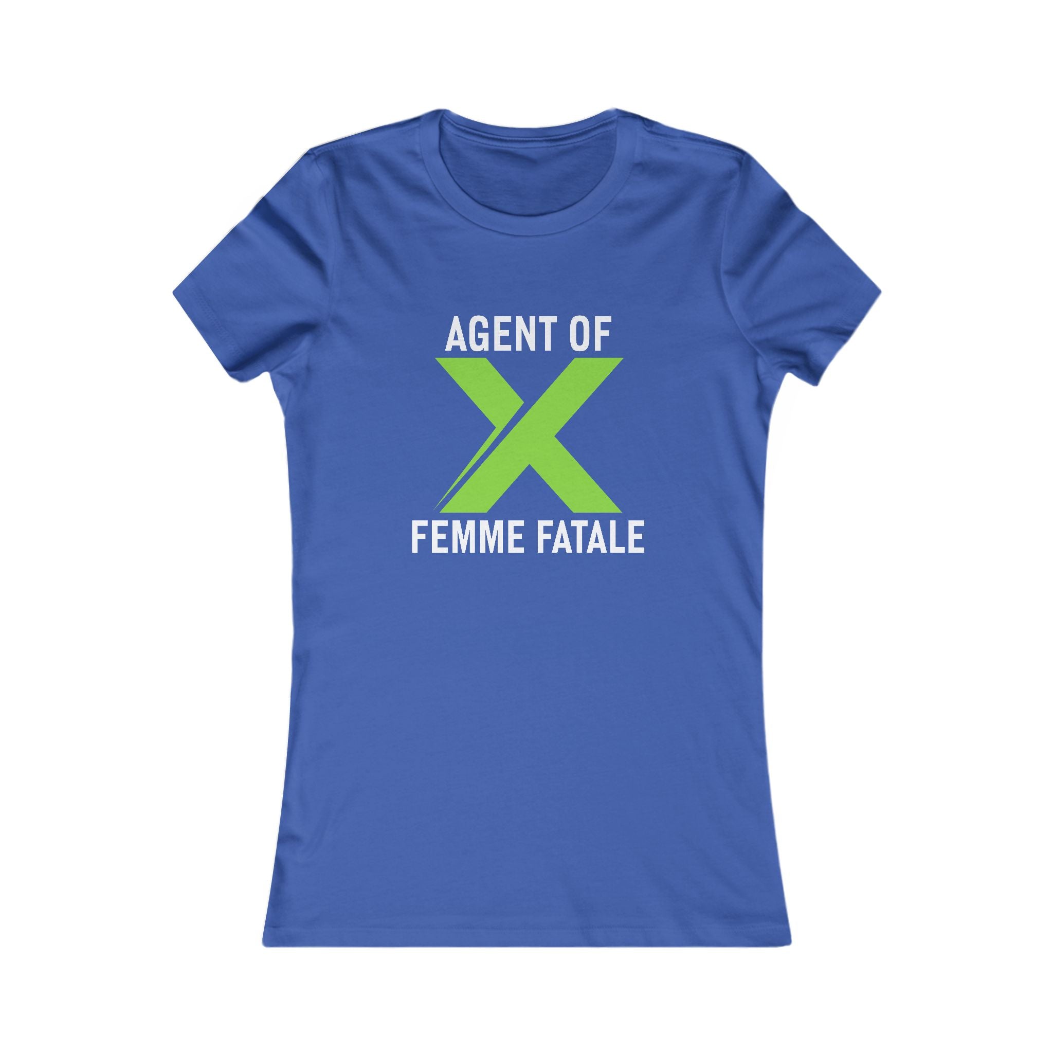 Agent of X Femme Fatale Women's Tee — Graphic Feminine Spy Shirt
