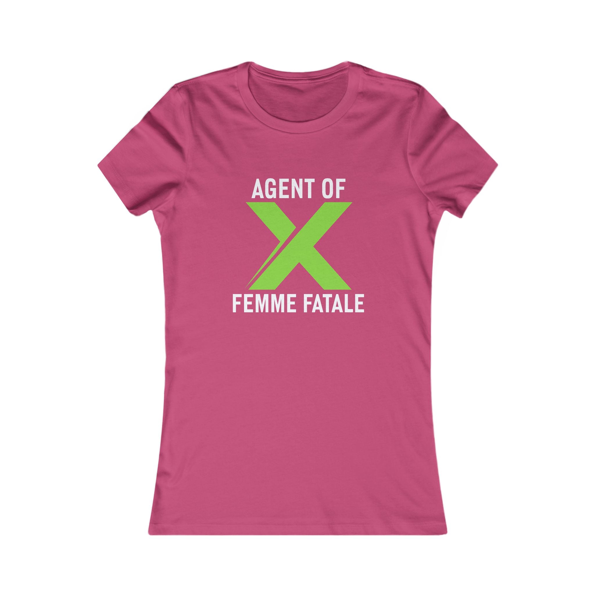 Agent of X Femme Fatale Women's Tee — Graphic Feminine Spy Shirt