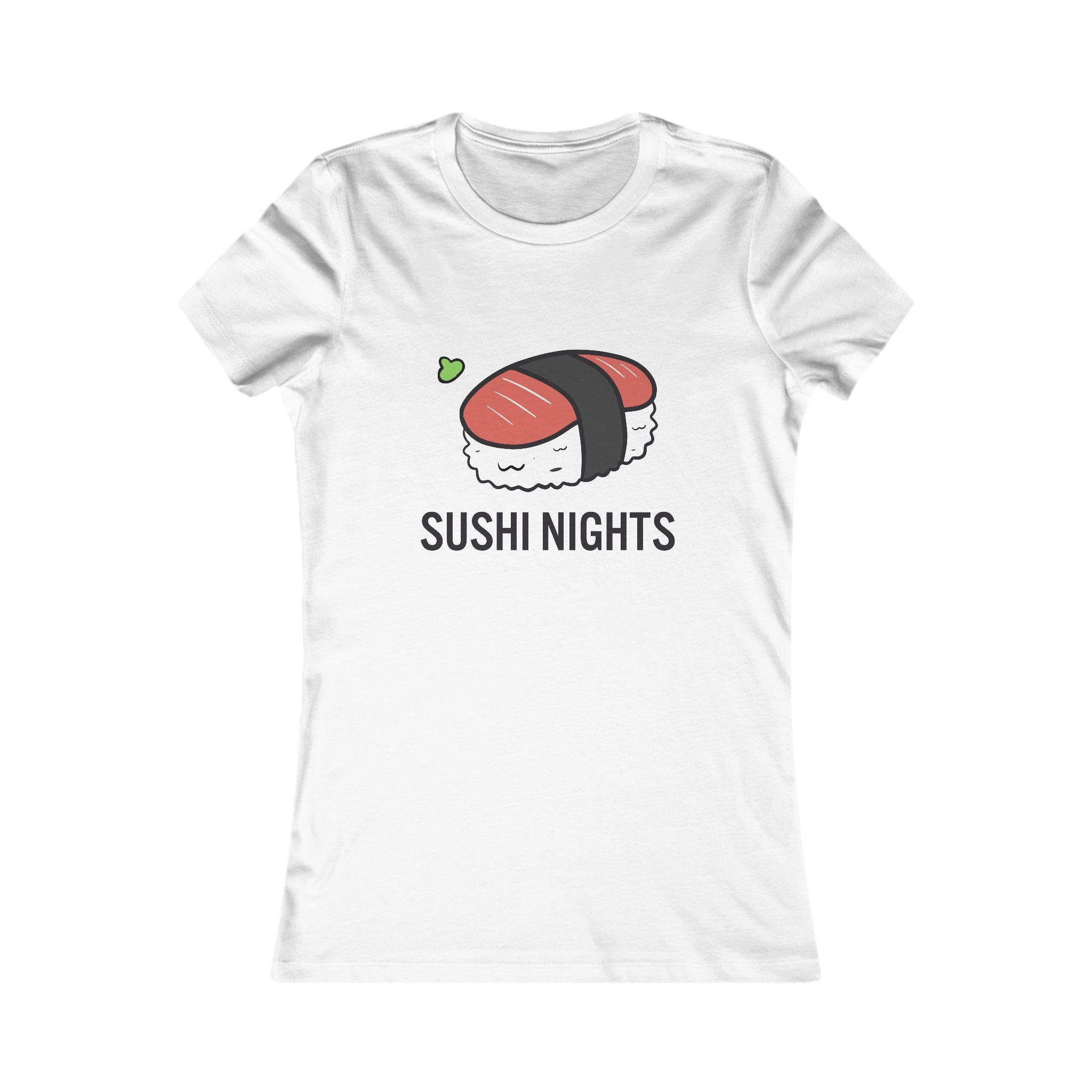 Sushi Nights Women's Tee — Cute Sushi Graphic Shirt
