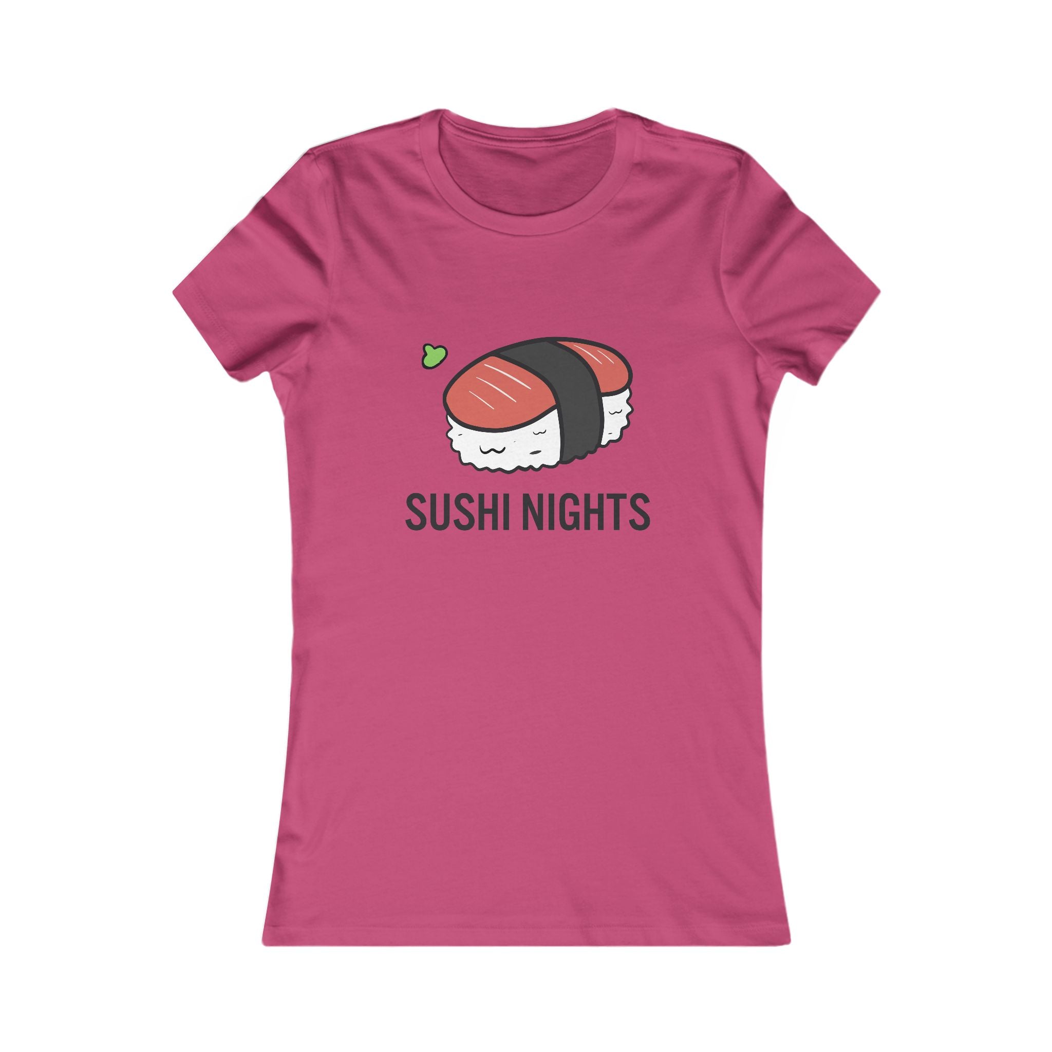 Sushi Nights Women's Tee — Cute Sushi Graphic Shirt