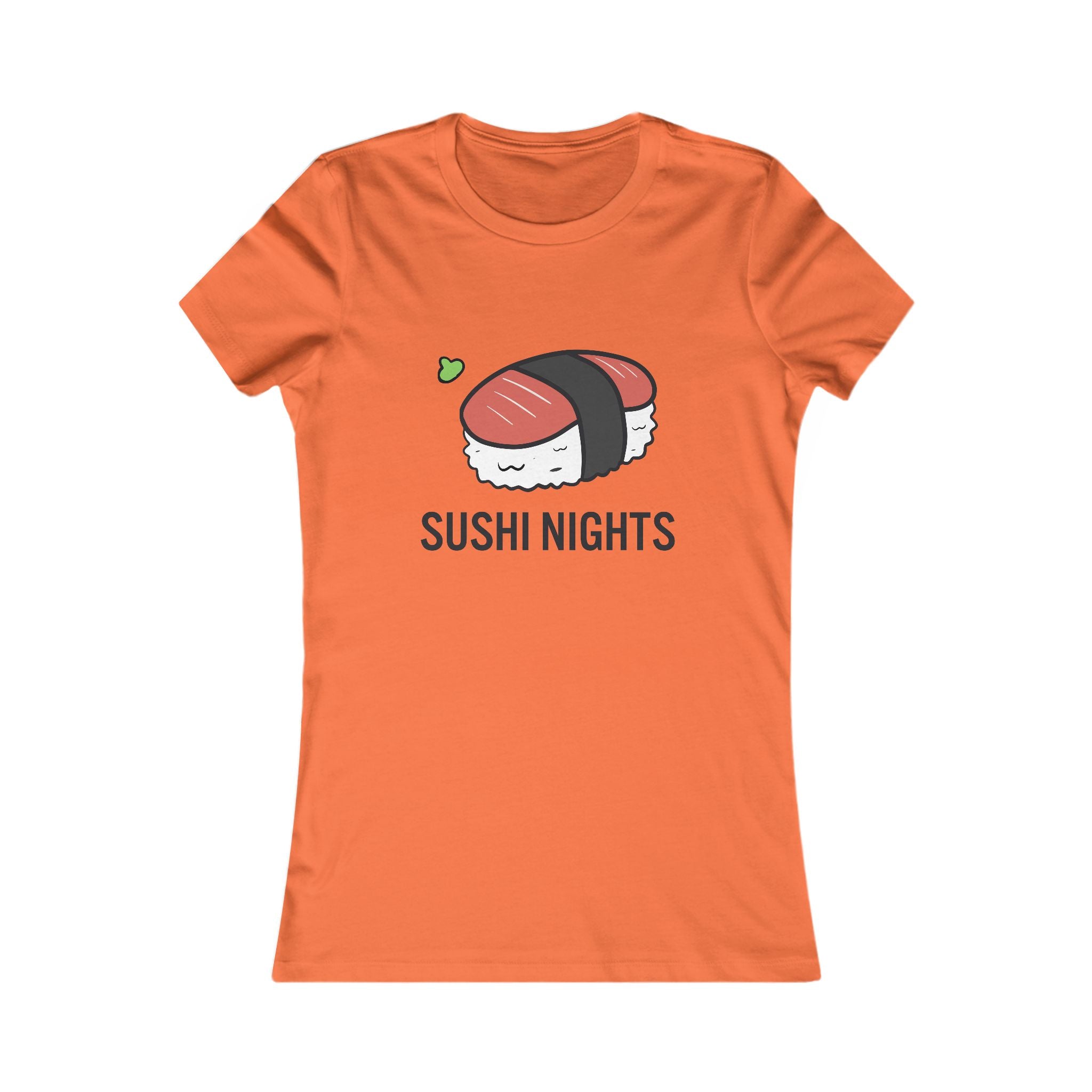 Sushi Nights Women's Tee — Cute Sushi Graphic Shirt