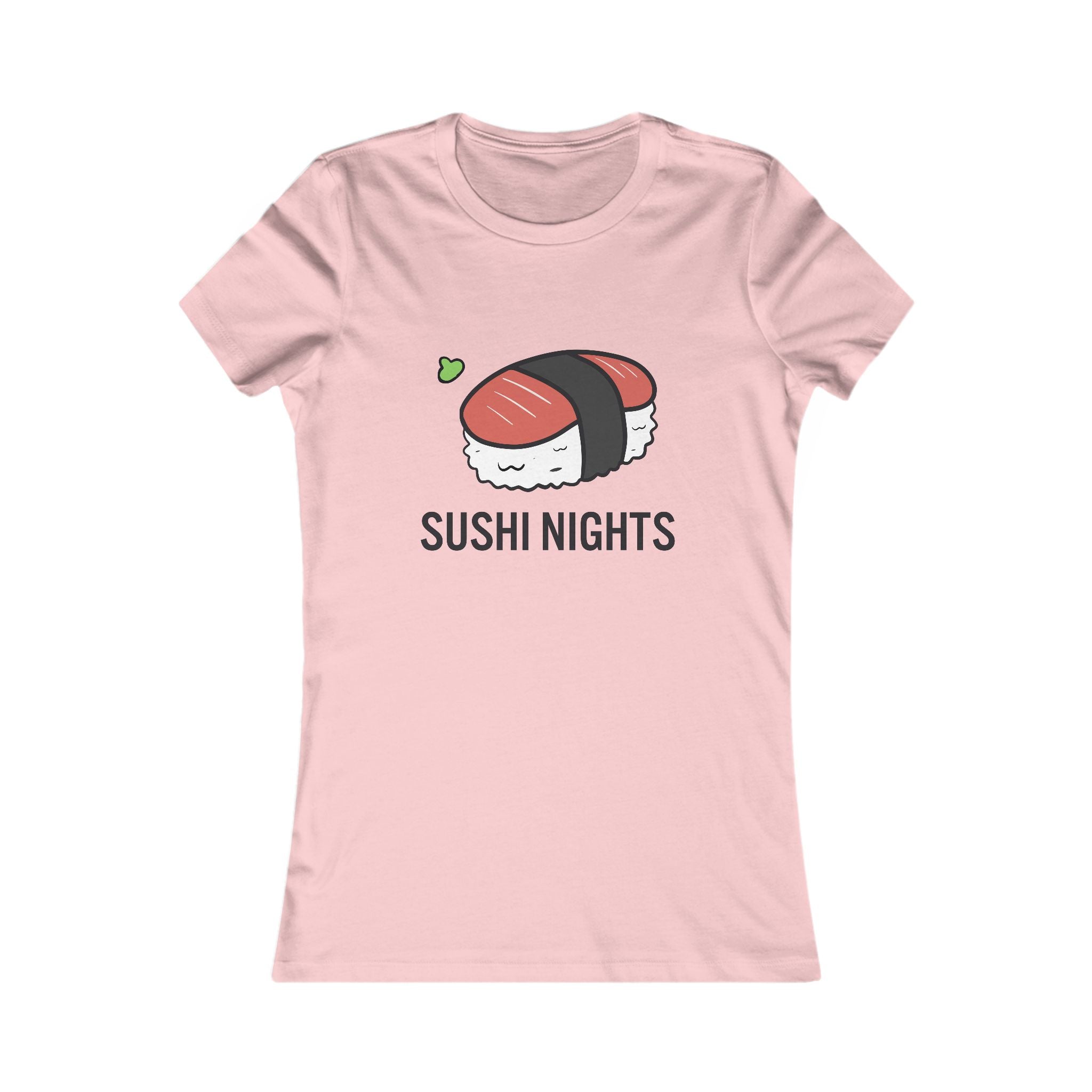 Sushi Nights Women's Tee — Cute Sushi Graphic Shirt