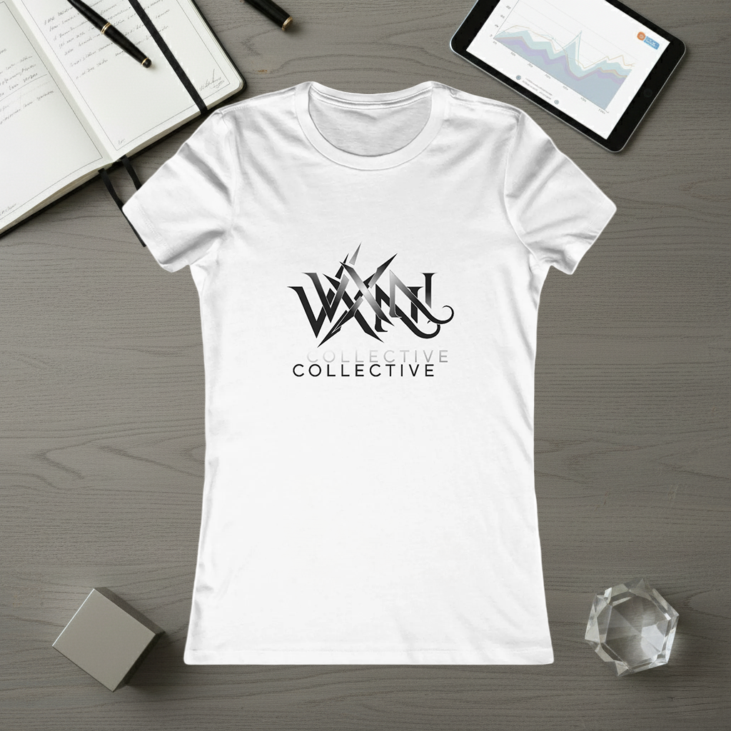 VXN Collective Women's Graphic Tee — Minimal Logo Casual Shirt