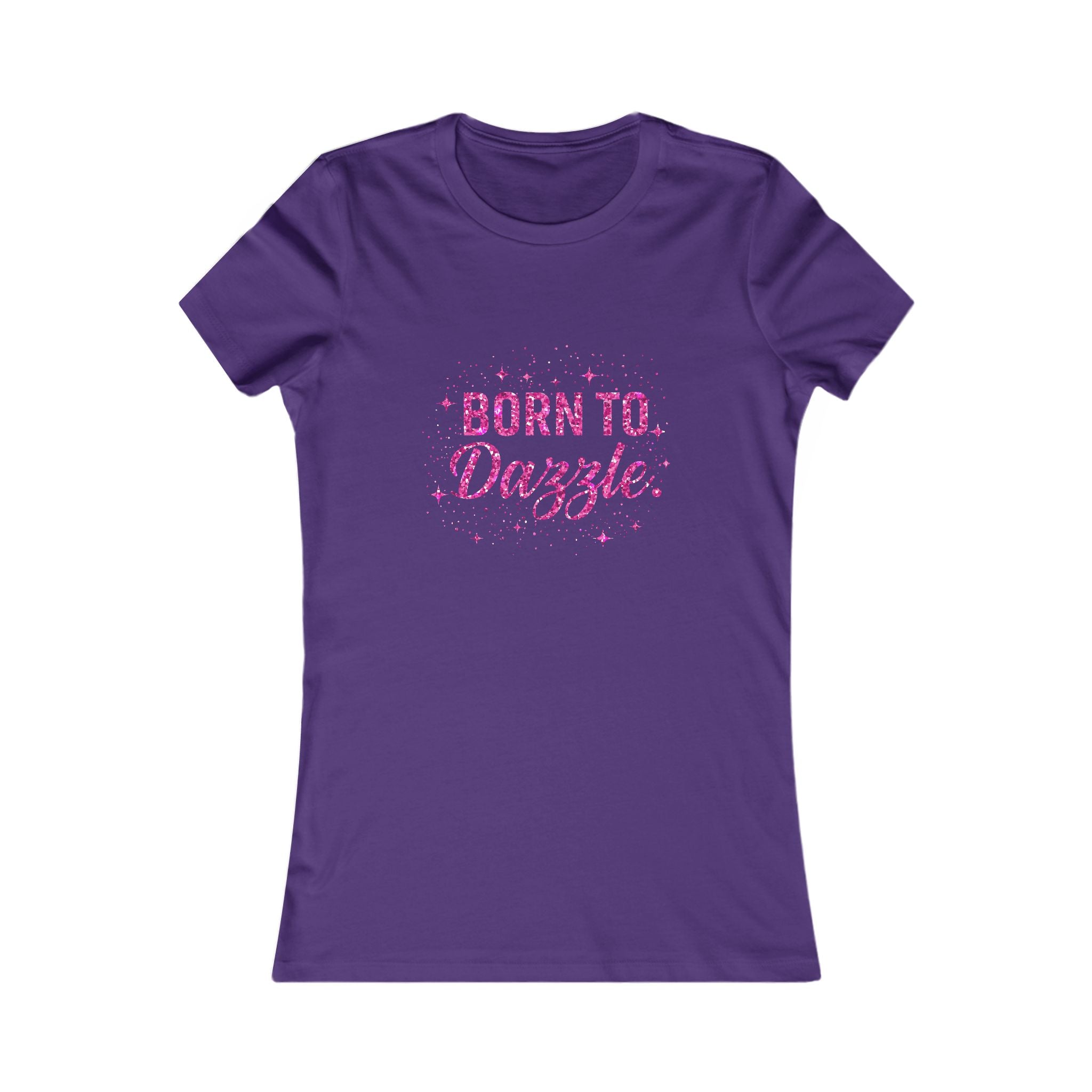 Born to Dazzle Women's Tee — Sparkle Graphic Shirt