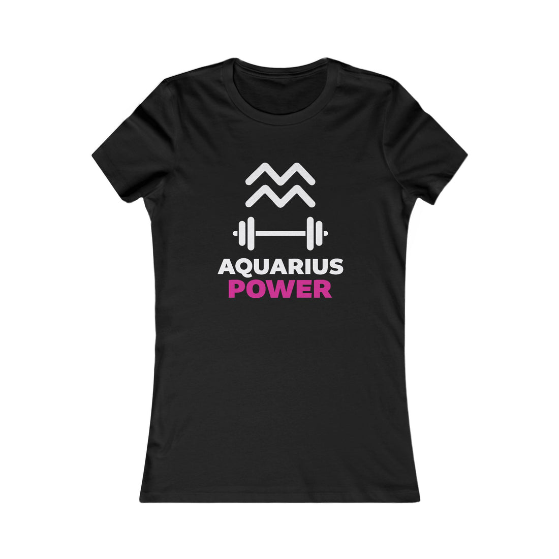 Aquarius Power Women’s Tee — Zodiac Fitness Graphic Shirt