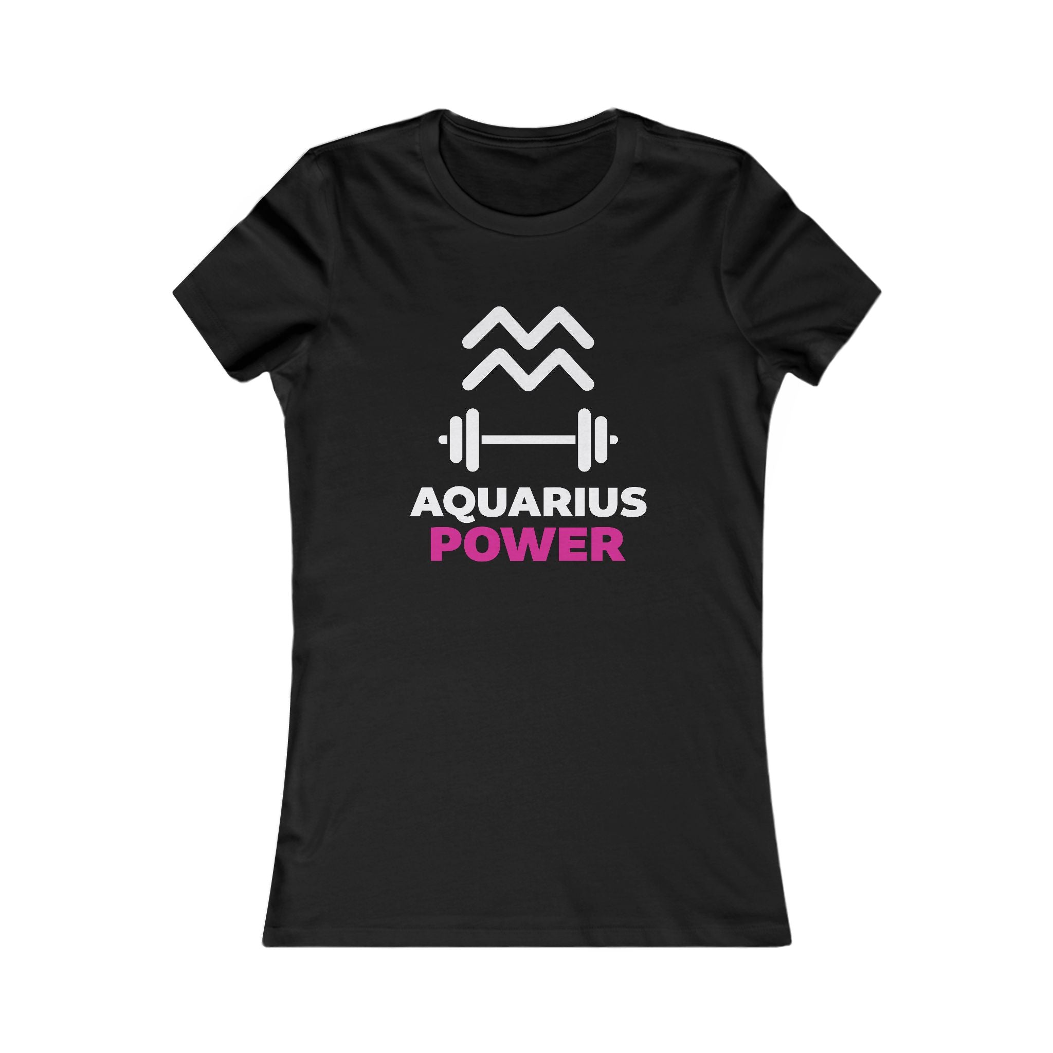 Aquarius Power Women’s Tee — Zodiac Fitness Graphic Shirt