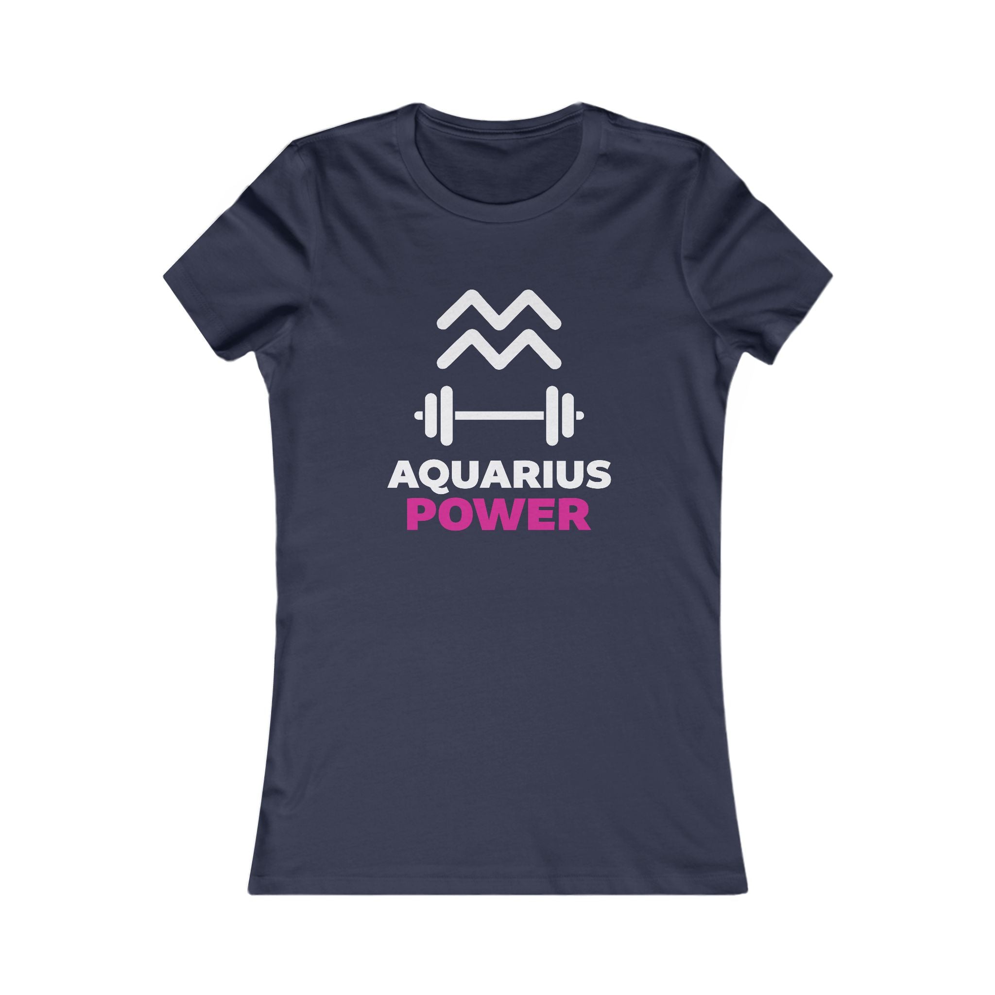 Aquarius Power Women’s Tee — Zodiac Fitness Graphic Shirt