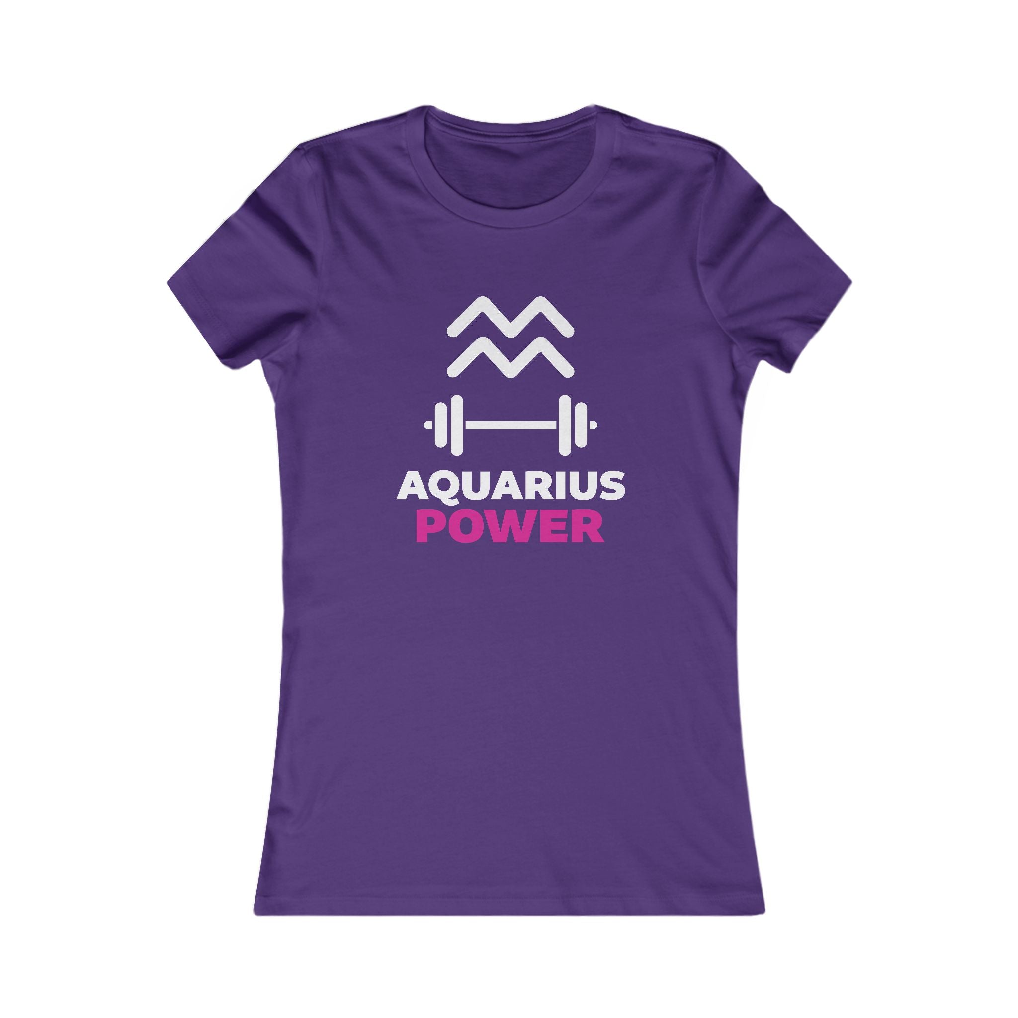 Aquarius Power Women’s Tee — Zodiac Fitness Graphic Shirt