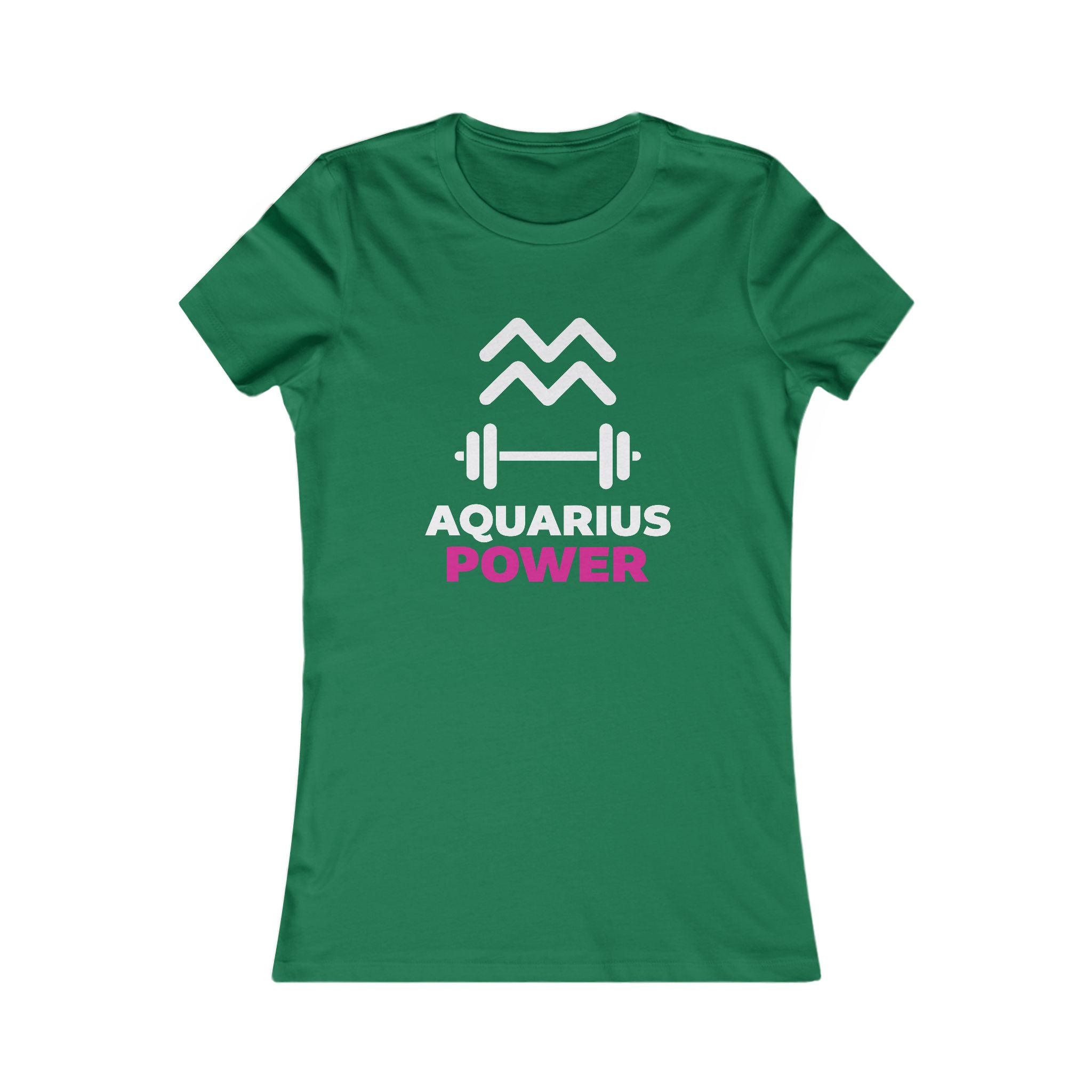 Aquarius Power Women’s Tee — Zodiac Fitness Graphic Shirt