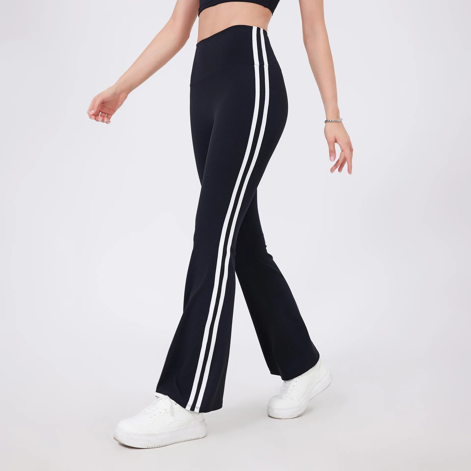 Women's Long Sleeve Workout -Off Shoulder Halter and Leggings