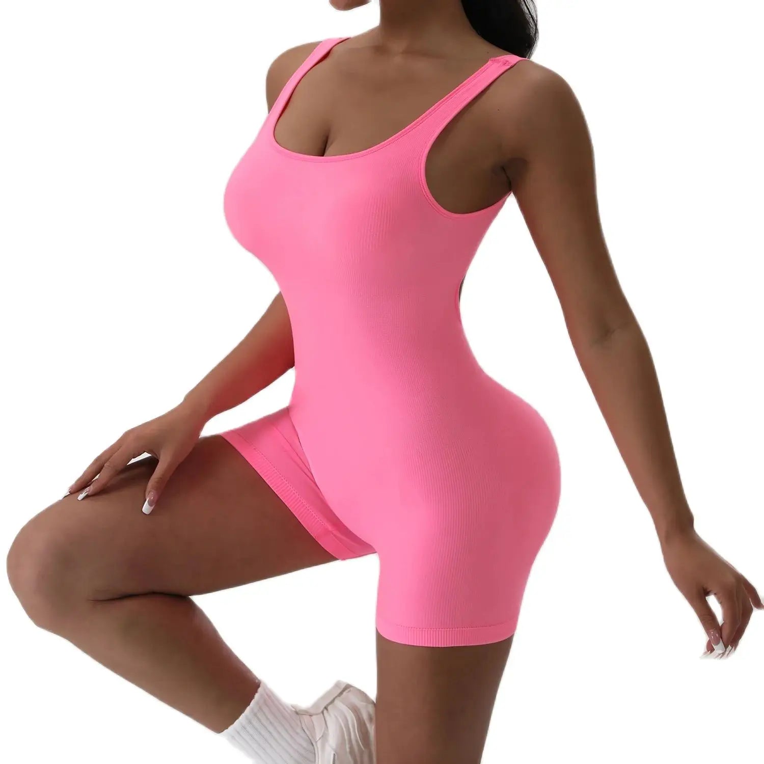 1PCS Backless Gym Wear Bodysuit