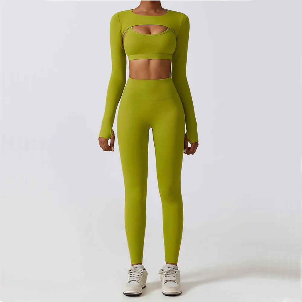 Women's Athletic Wear - Bra Top and leggings