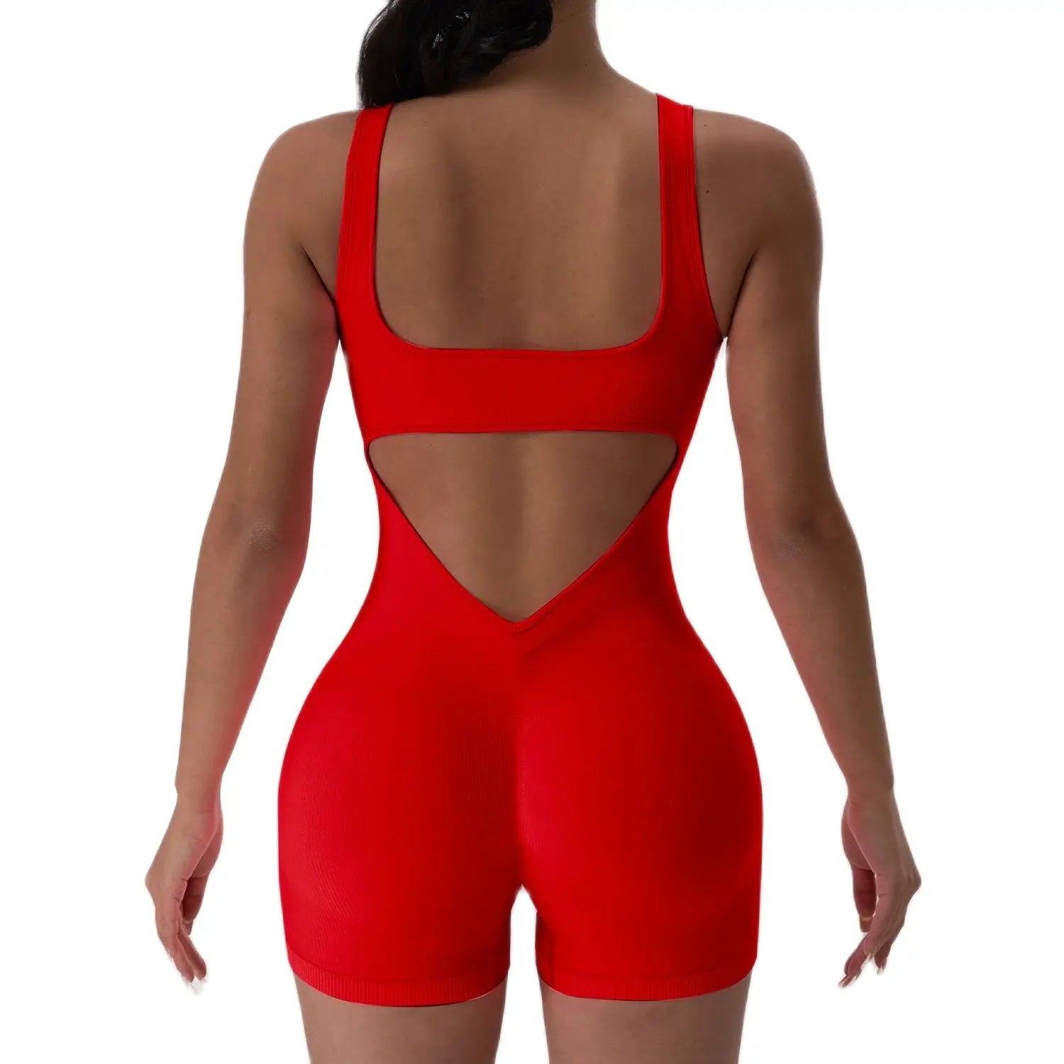 1PCS Backless Gym Wear Bodysuit
