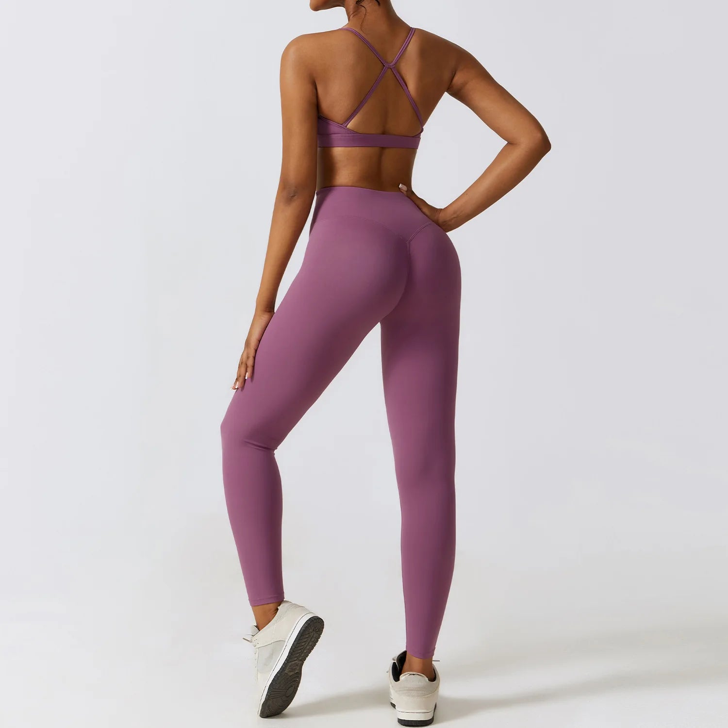 Women's Athletic Wear - Bra Top and leggings