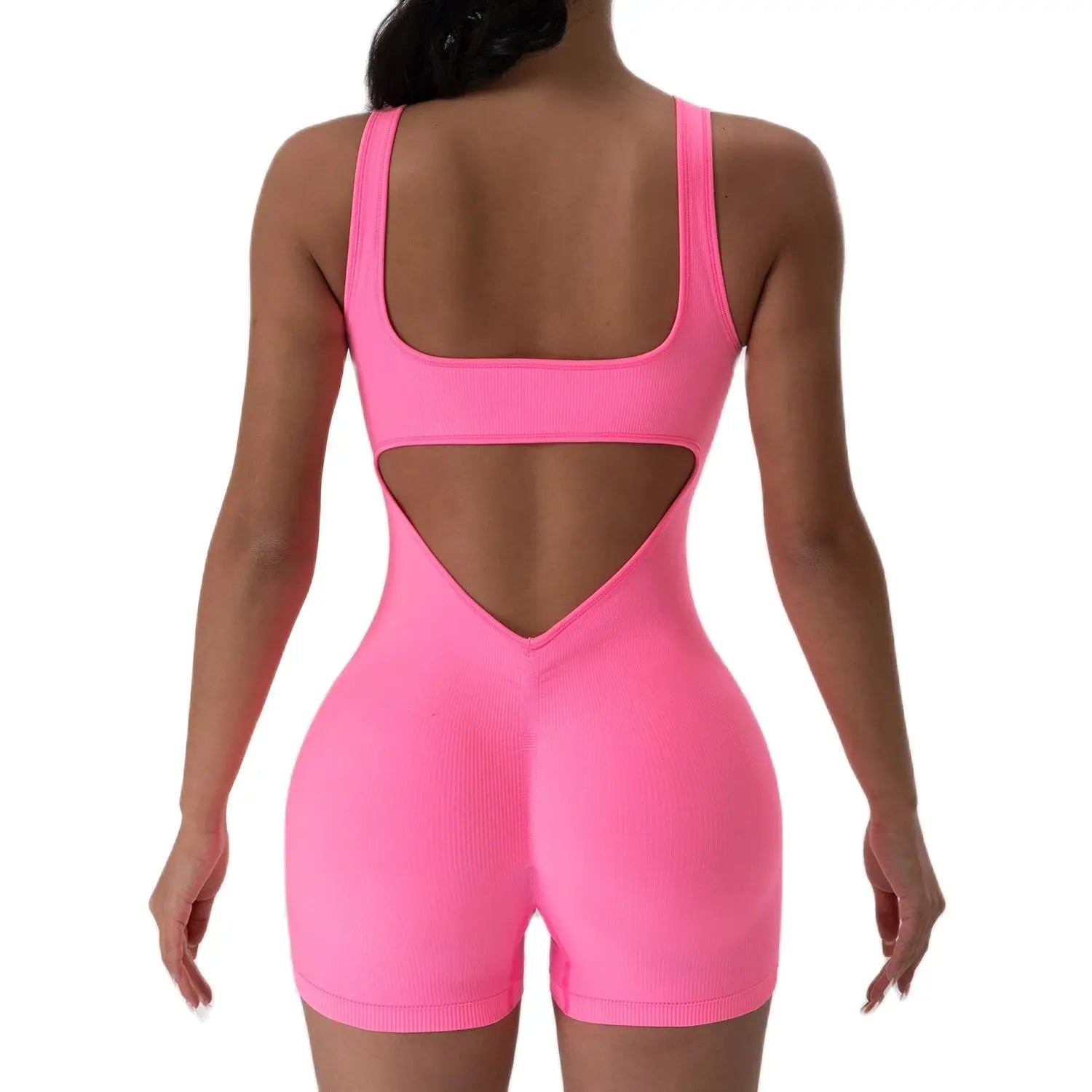 1PCS Backless Gym Wear Bodysuit