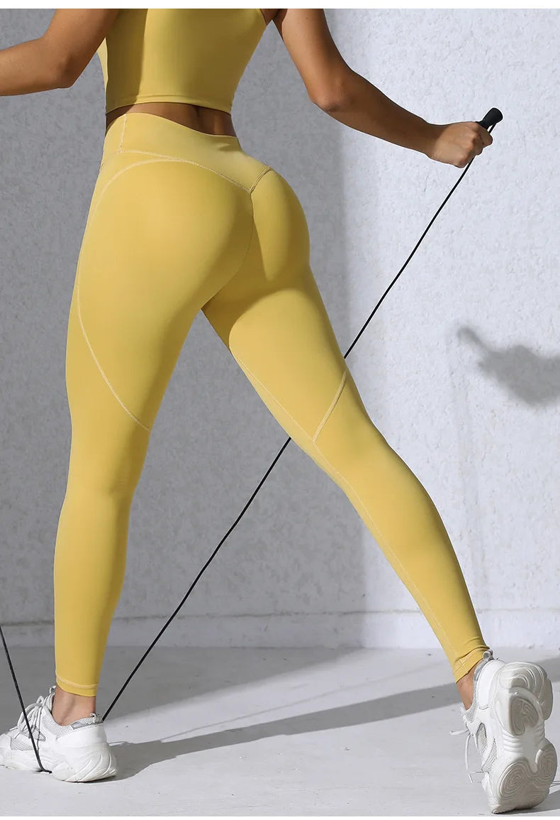 Activewear  – Gym, Yoga & Running Set with Crossed waist band Leggings