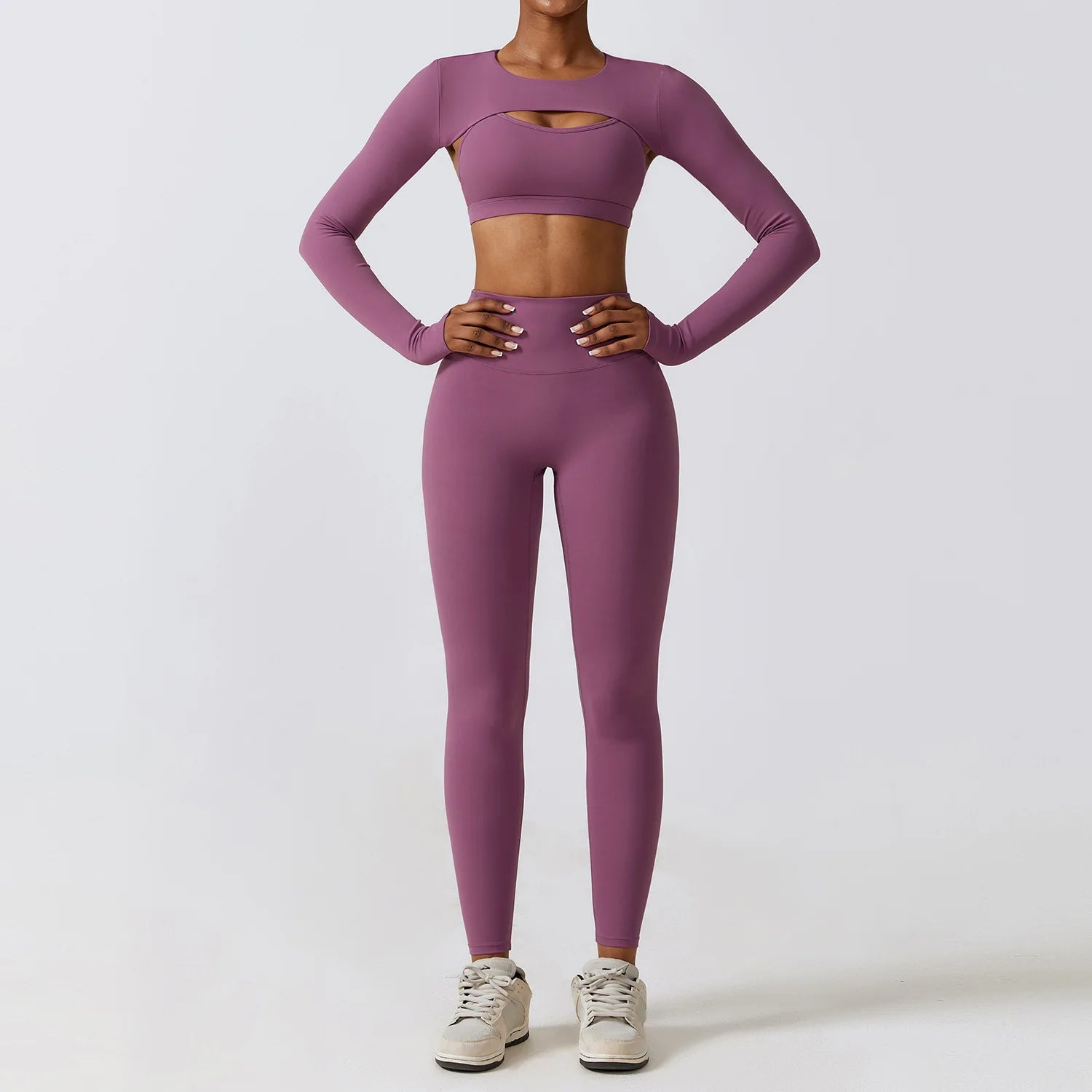 Women's Athletic Wear - Bra Top and leggings