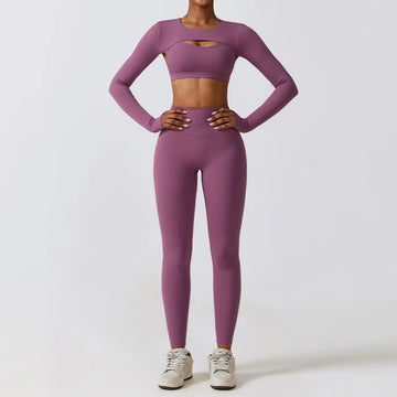 Women's Athletic Wear - Bra Top and leggings